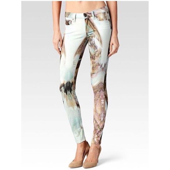 NWOT PAIGE Jeans Verdugo Ultra Skinny Green Gemstone Size 26 - Picture 9 of 12